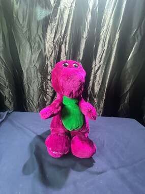 Vintage 1992 Barney the Dinosaur Plush Stuffed Animal The Lyons Group